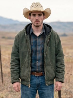 Finn Little Dutton Ranch 2026 Green Hooded Jacket