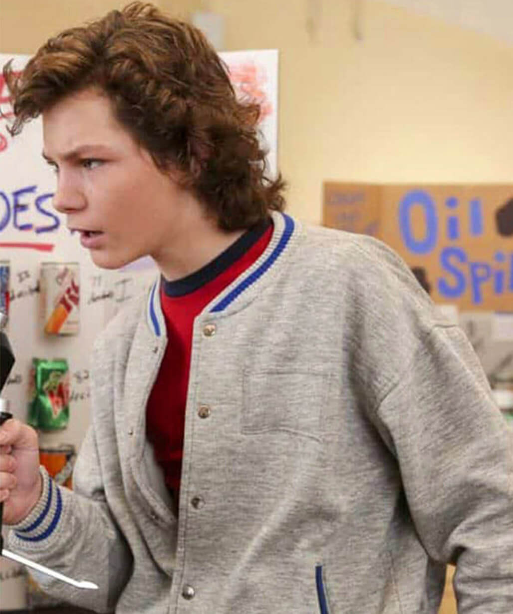 Georgie Cooper Young Sheldon S01 Grey Jacket