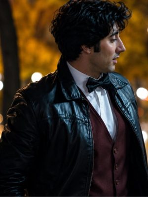 I Play Rocky 2026 Anthony Ippolito Black Leather Coat