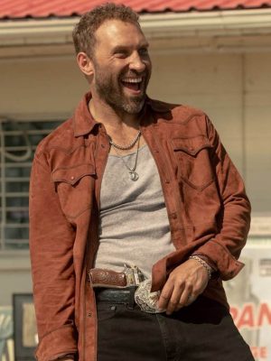 Jai Courtney Dutton Ranch 2026 Suede Jacket