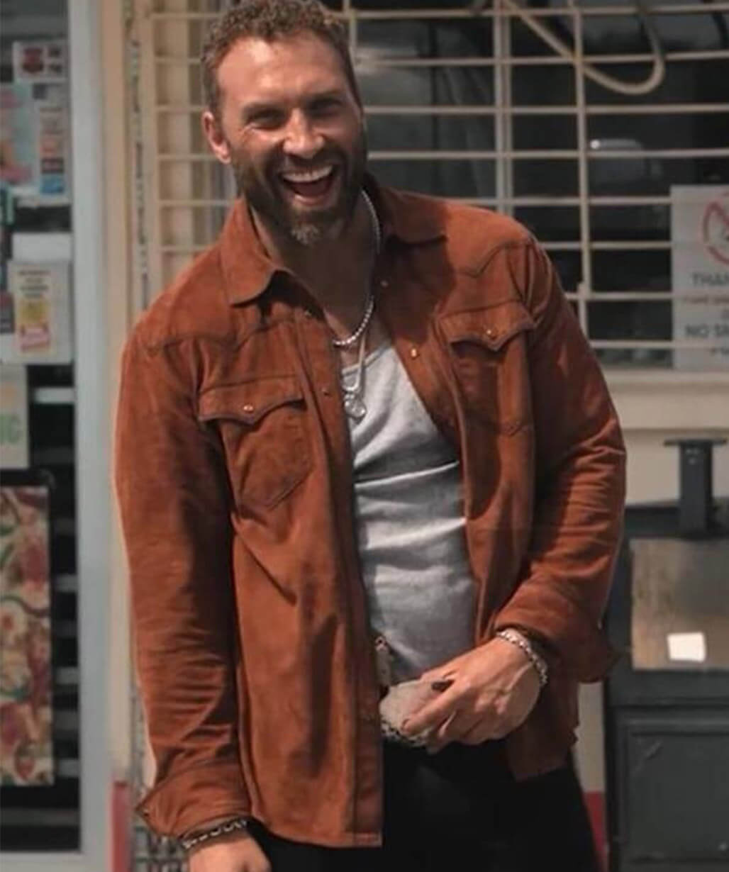 Jai Courtney Dutton Ranch 2026 Suede Jacket