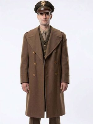 Jimmy 2026 KJ Apa Brown Wool Coat