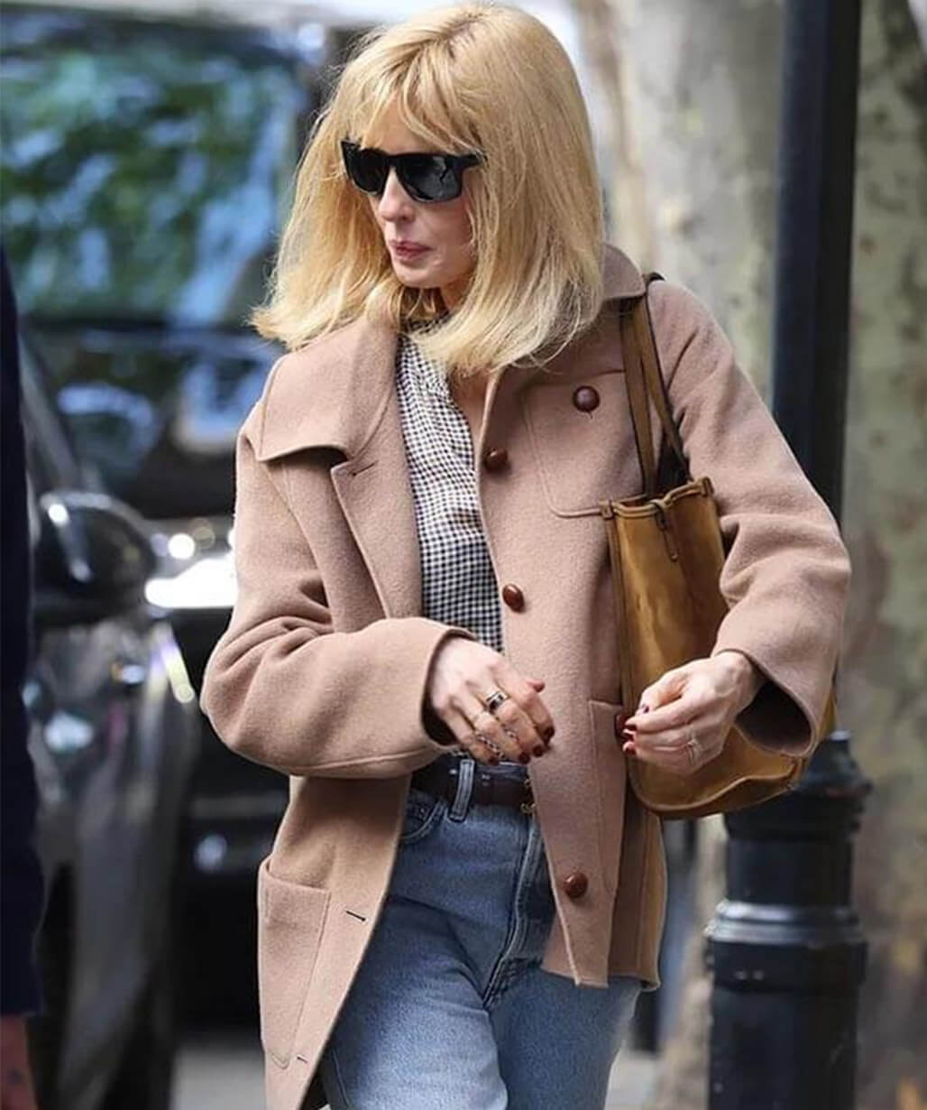 Kelly Reilly Dutton Ranch 2026 Wool Jacket