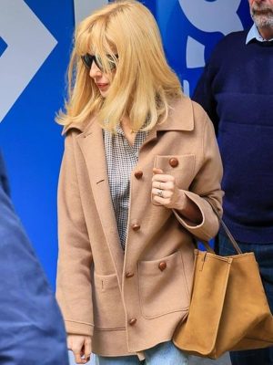 Kelly Reilly Dutton Ranch 2026 Wool Jacket