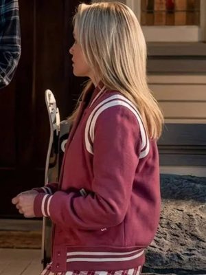 Lexi Minetree Elle 2026 Pink Bomber Jacket