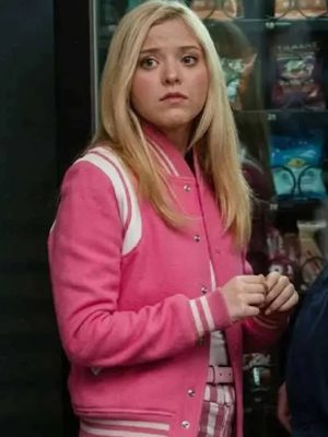Lexi Minetree Elle 2026 Pink Bomber Jacket