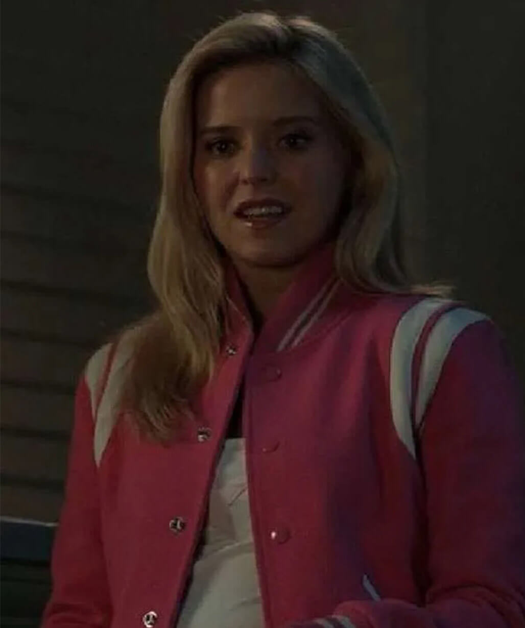 Lexi Minetree Elle 2026 Pink Bomber Jacket