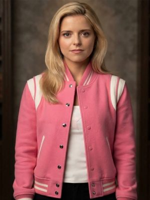 Lexi Minetree Elle 2026 Pink Bomber Jacket