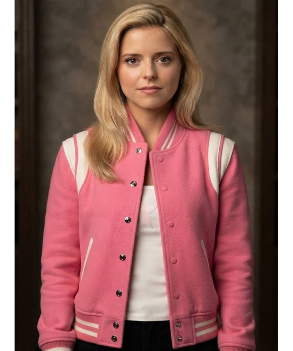 Lexi Minetree Elle 2026 Pink Bomber Jacket