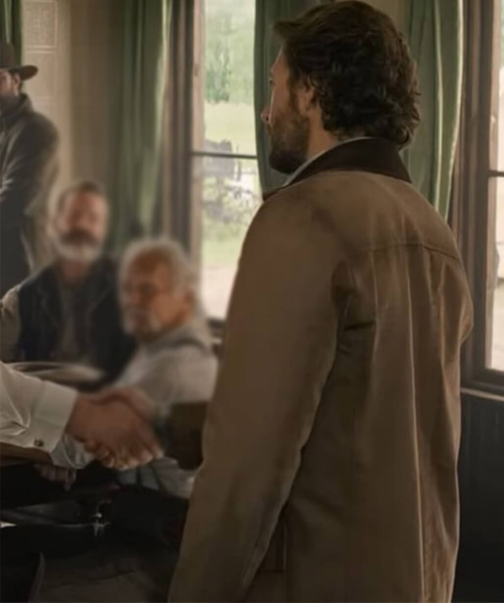 Little House On The Prairie 2026 Luke Bracey Brown Coat