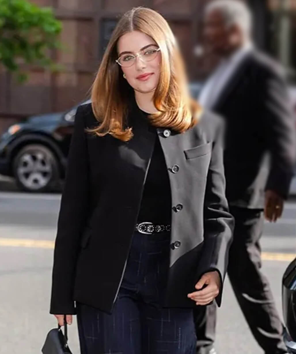 NYC 2026 Ella Bright Black Wool Blazer