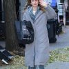One Night Only 2026 Maya Hawke Grey Coat