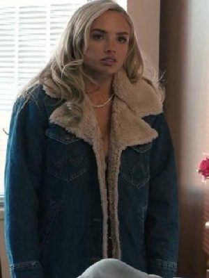 Oreana Jackson Dutton Ranch 2026 Denim Sherpa Jacket