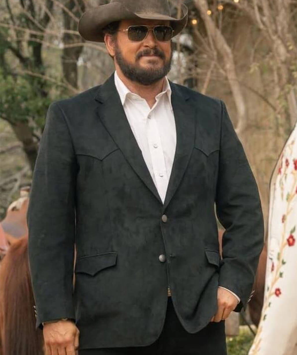 Rip Wheeler Dutton Ranch 2026 Suede Blazer