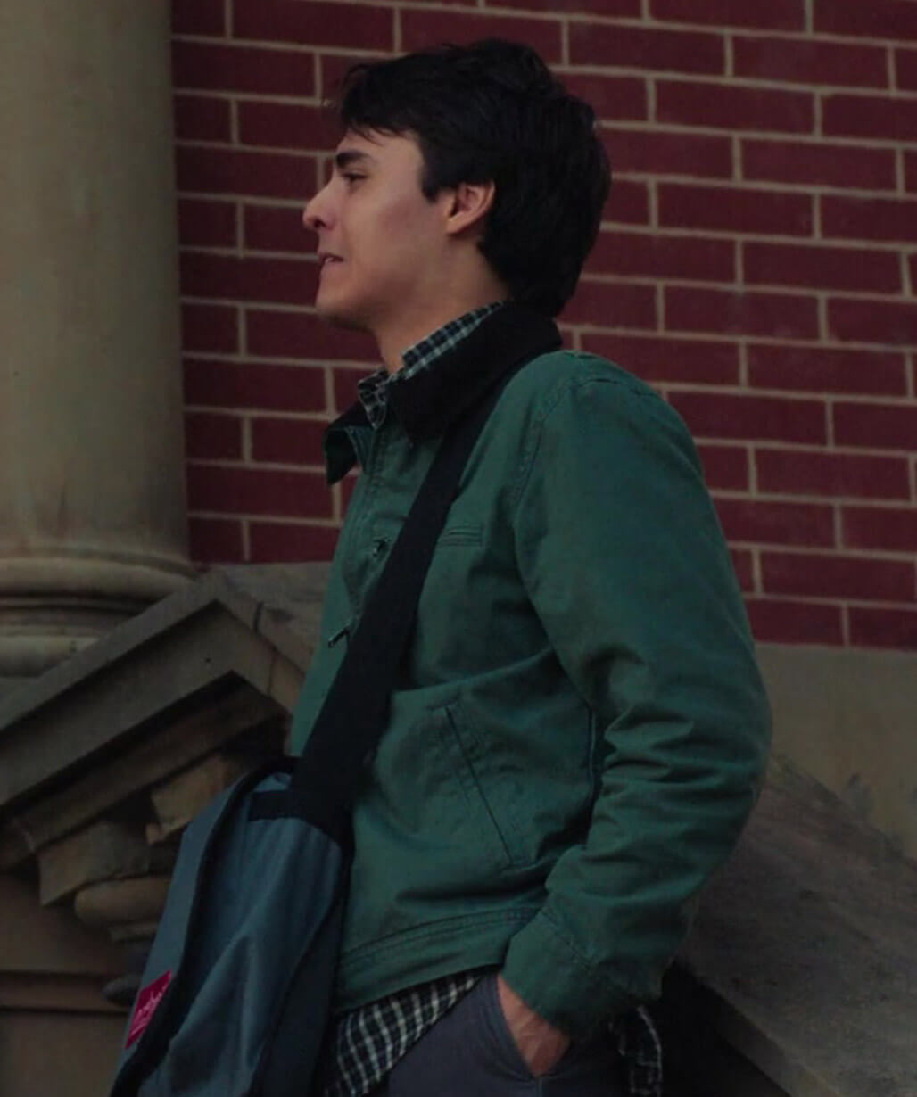 Roommates 2026 Billy Bryk Green Cotton Jacket
