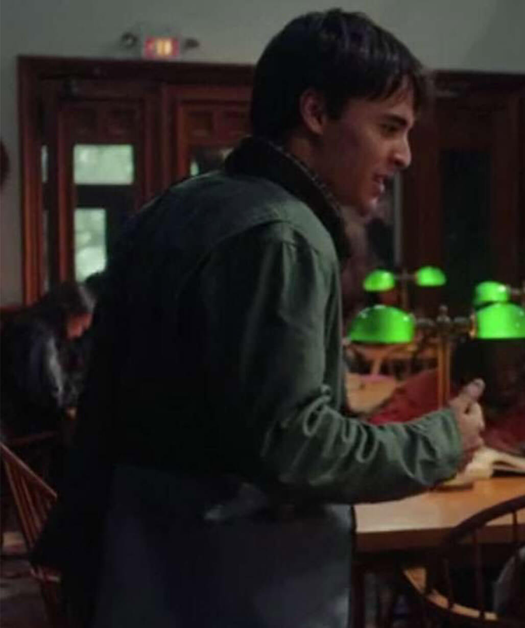 Roommates 2026 Billy Bryk Green Cotton Jacket