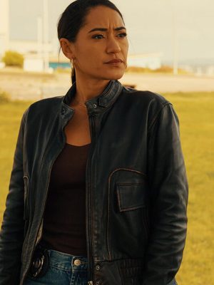 Saint-Pierre S01 Josephine Jobert Black Leather Jacket