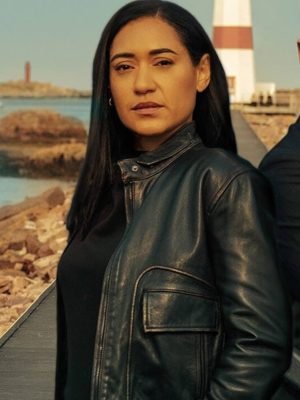 Saint-Pierre S01 Josephine Jobert Black Leather Jacket