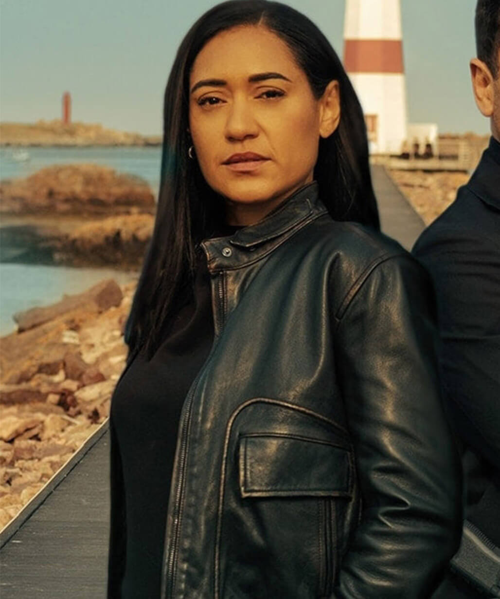 Saint-Pierre S01 Josephine Jobert Black Leather Jacket
