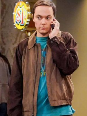 Sheldon Cooper Big Bang Theory S10 Brown Cotton Jacket