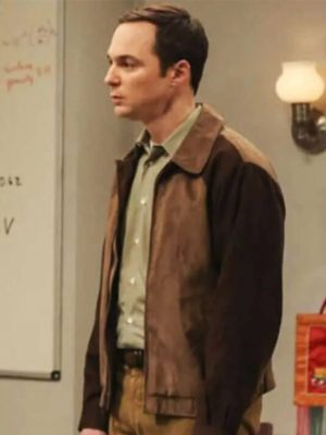 Sheldon Cooper Big Bang Theory S10 Brown Cotton Jacket