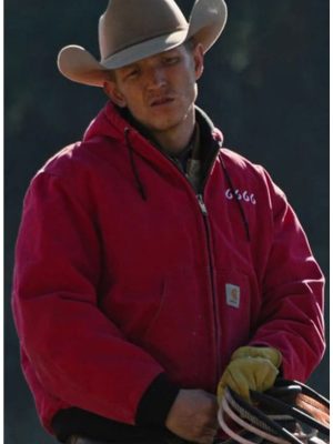 Yellowstone S04 Jimmy Hurdstrom Red 666 Jacket Hoodie