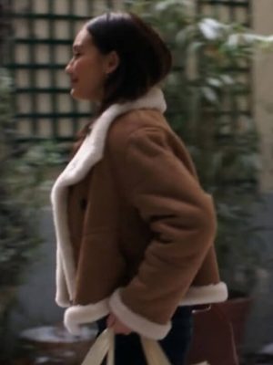 The Summer I Turned Pretty S03 Lola Tung Suede Jacket