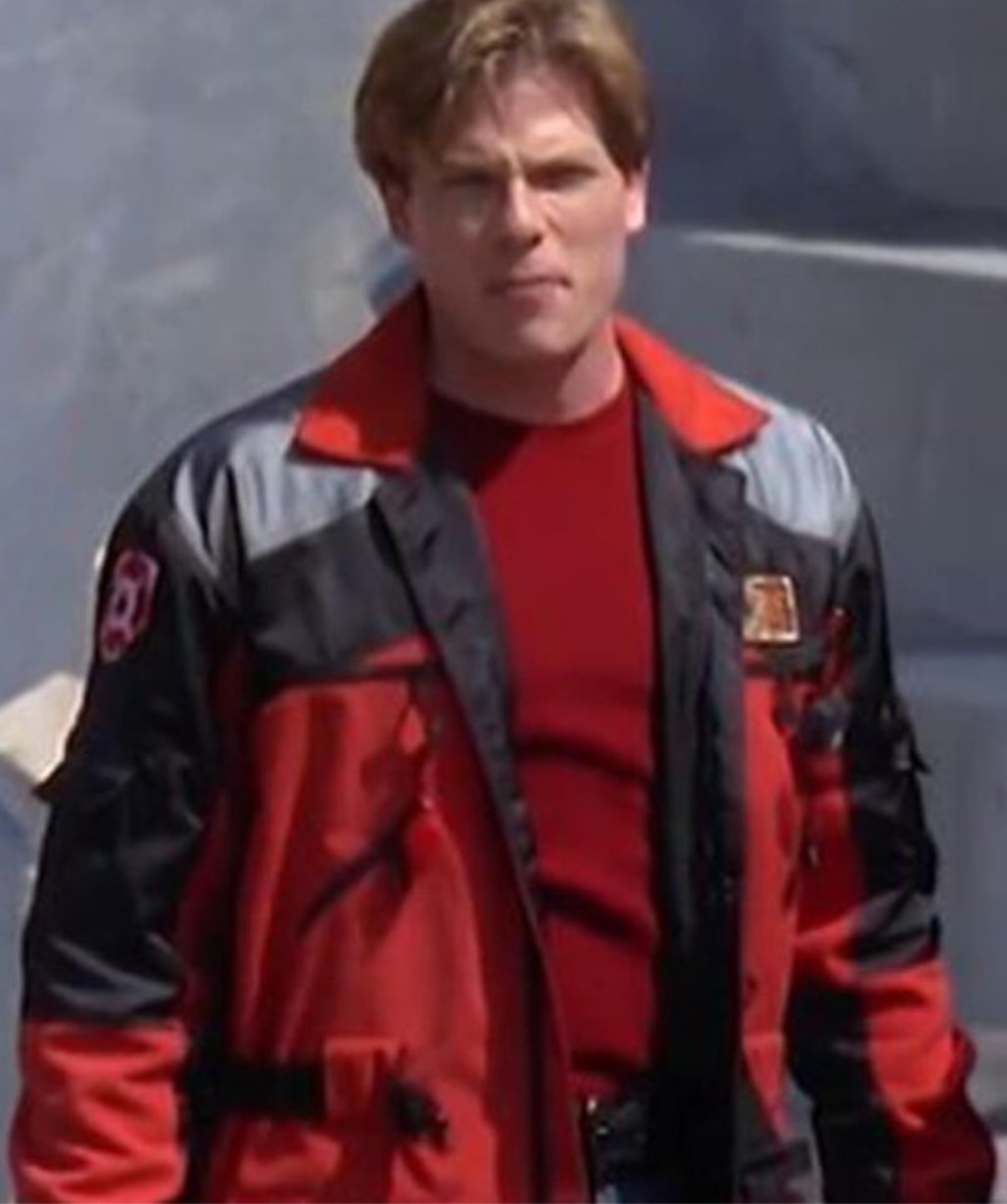 Power rangers Lightspeed Rescue Carter Grayson Red Cotton Jacket