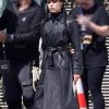 Wednesday S03 Jenna Ortega Black Leather Coat