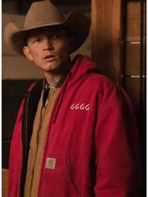 Yellowstone S04 Jimmy Hurdstrom Red 666 Jacket Hoodie