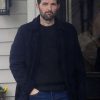 Adam Scott The Whisper Man 2026 Blue Wool Coat