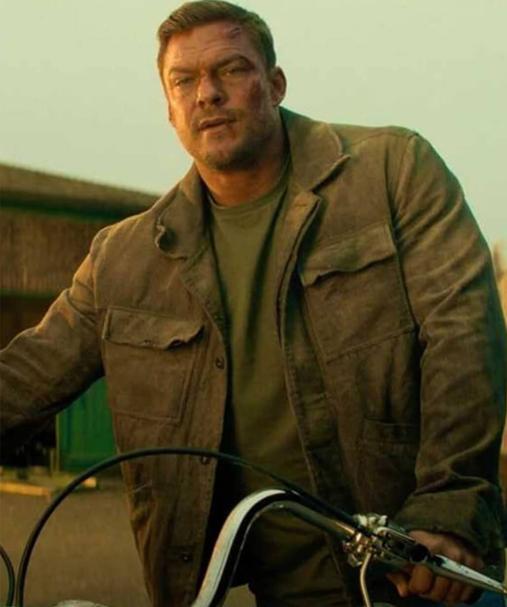 Alan Ritchson Reacher S03 Grey Cotton Jacket