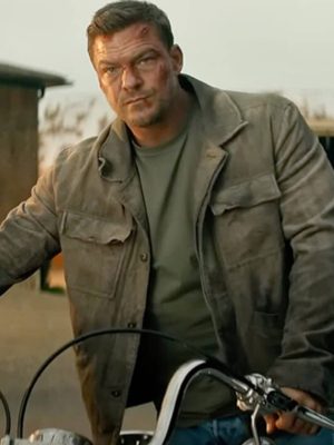 Alan Ritchson Reacher S03 Grey Cotton Jacket