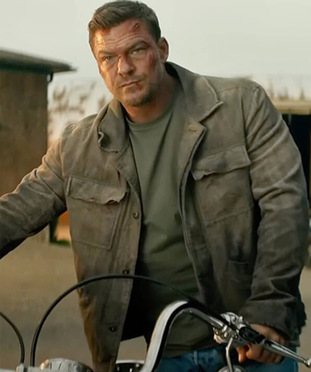 Alan Ritchson Reacher S03 Grey Cotton Jacket