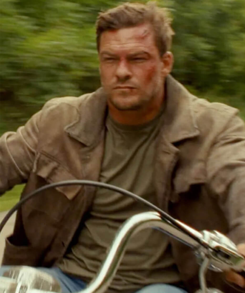 Alan Ritchson Reacher S03 Grey Cotton Jacket