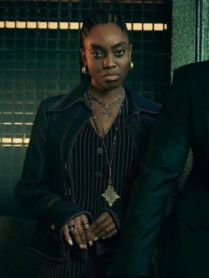 Anita-Joy Uwajeh Fightland 2026 Blue Denim Jacket