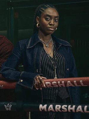 Anita-Joy Uwajeh Fightland 2026 Blue Denim Jacket