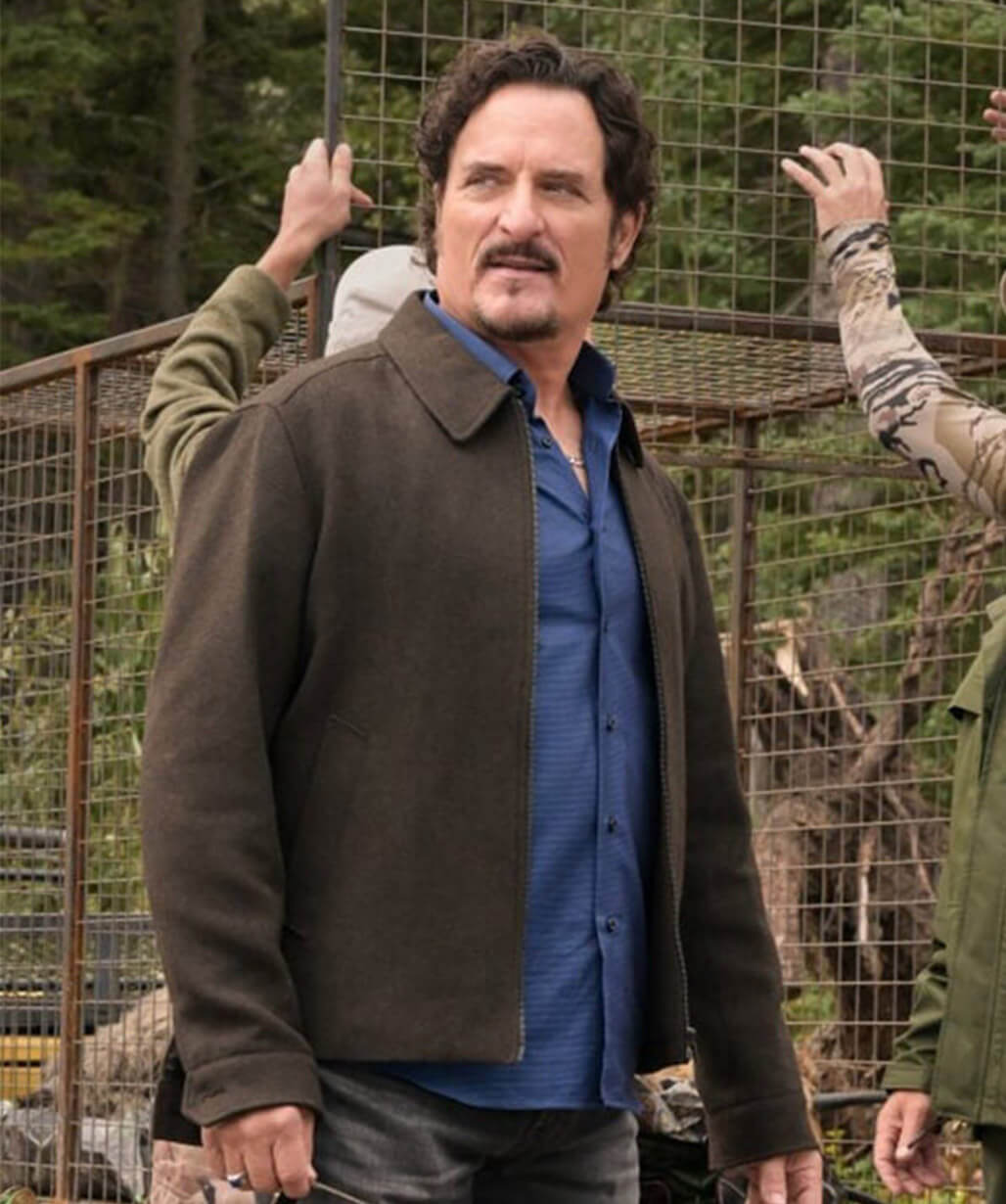 Anna Pigeon 2026 Kim Coates Brown Wool Jacket