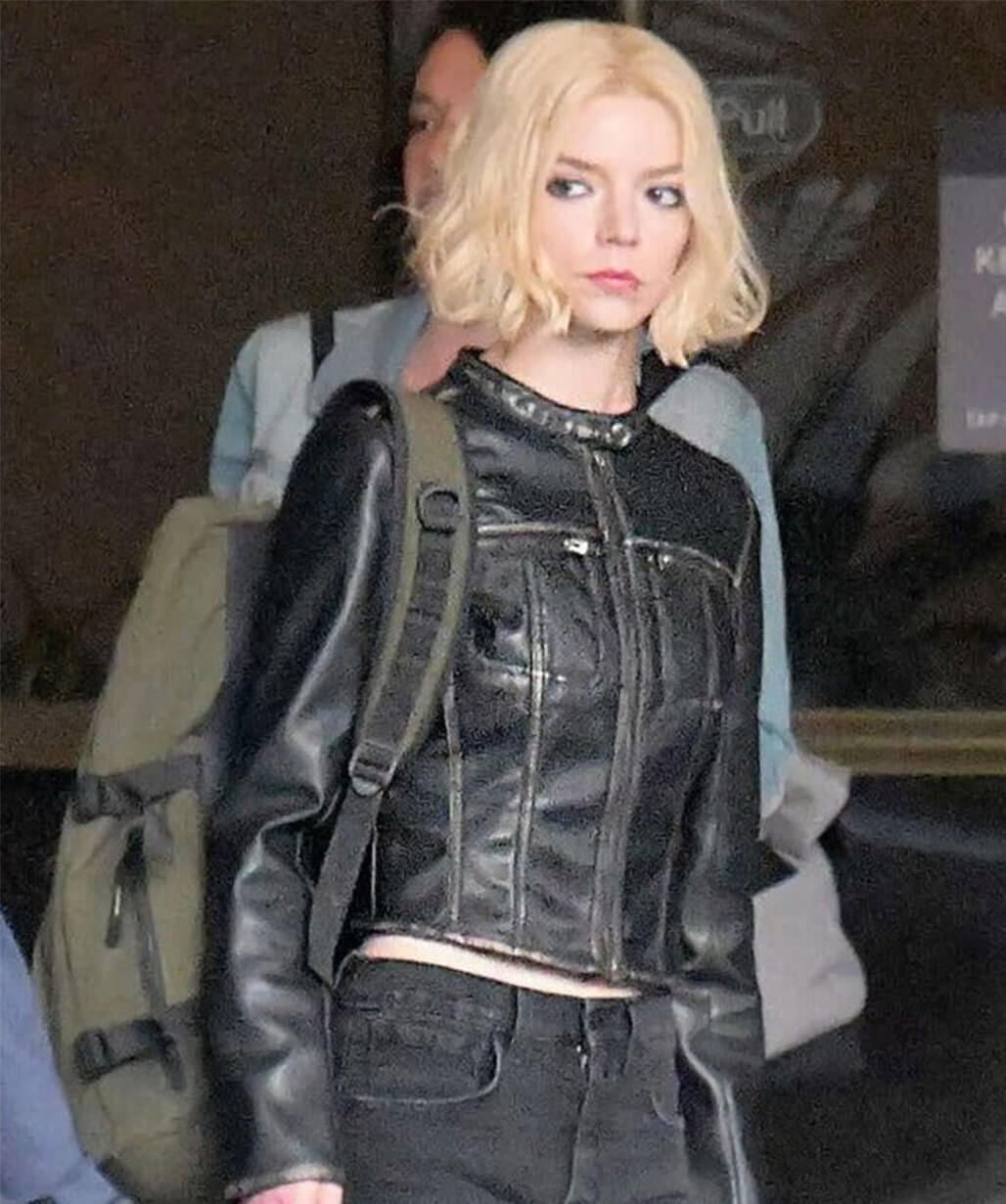 Anya Taylor-Joy Lucky S01 Black Leather Jacket