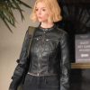 Anya Taylor-Joy Lucky S01 Black Leather Jacket