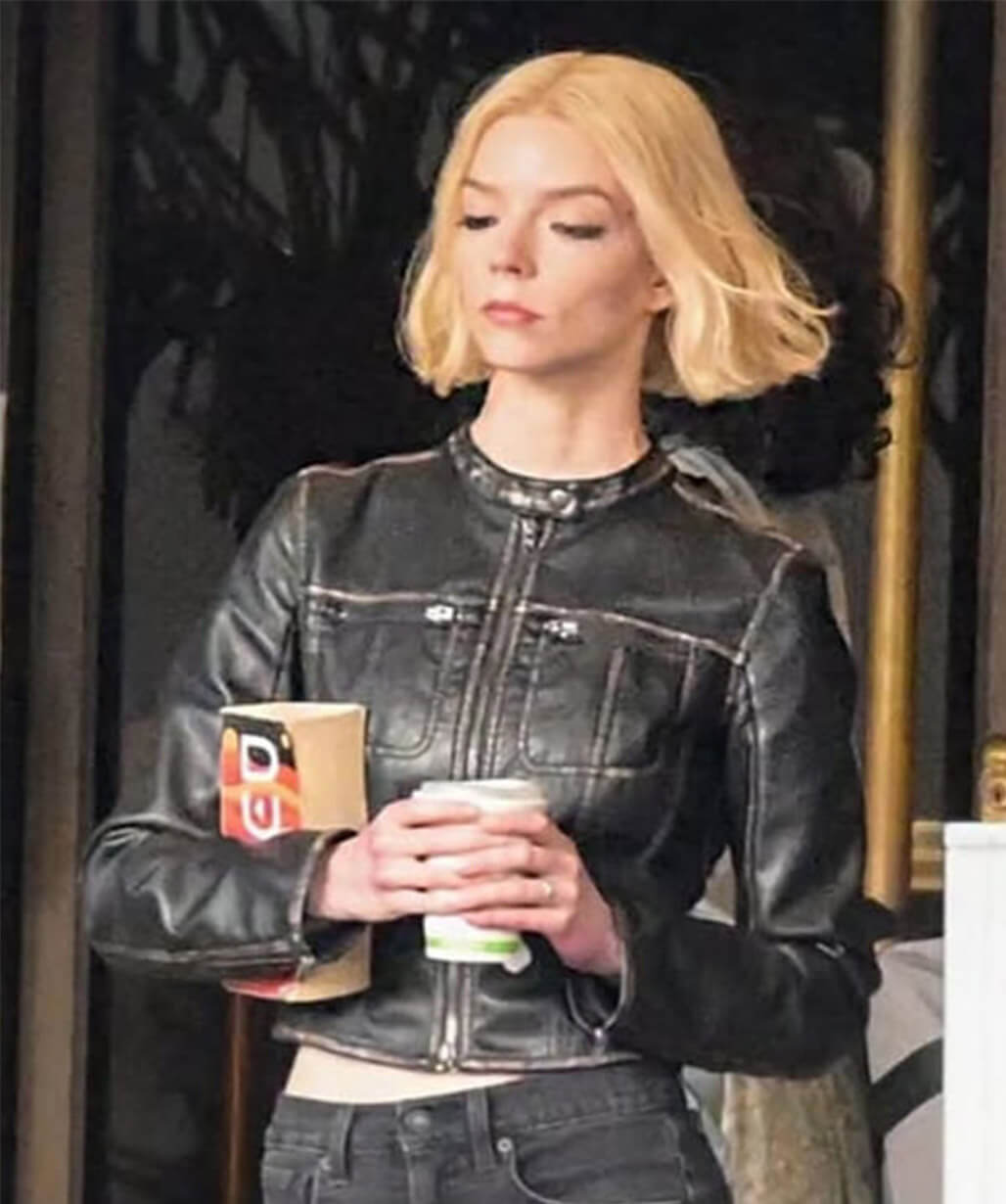 Anya Taylor-Joy Lucky S01 Black Leather Jacket