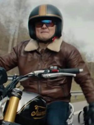 Arturo Castro Matchbox The Movie 2026 Leather Biker Jacket