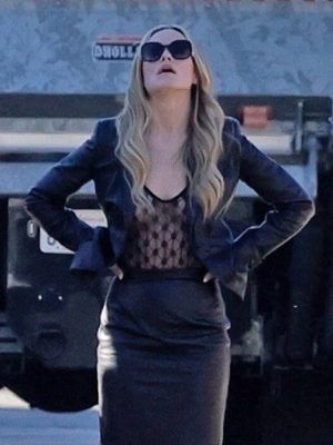 Behemoth 2026 Olivia Wilde Leather Blazer