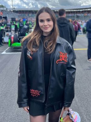 Being Gordon Ramsay 2026 Holly Ramsay Black Leather Jacket