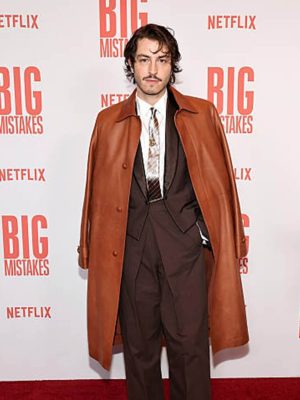 Big Mistakes 2026 Boran Kuzum Brown Leather Coat