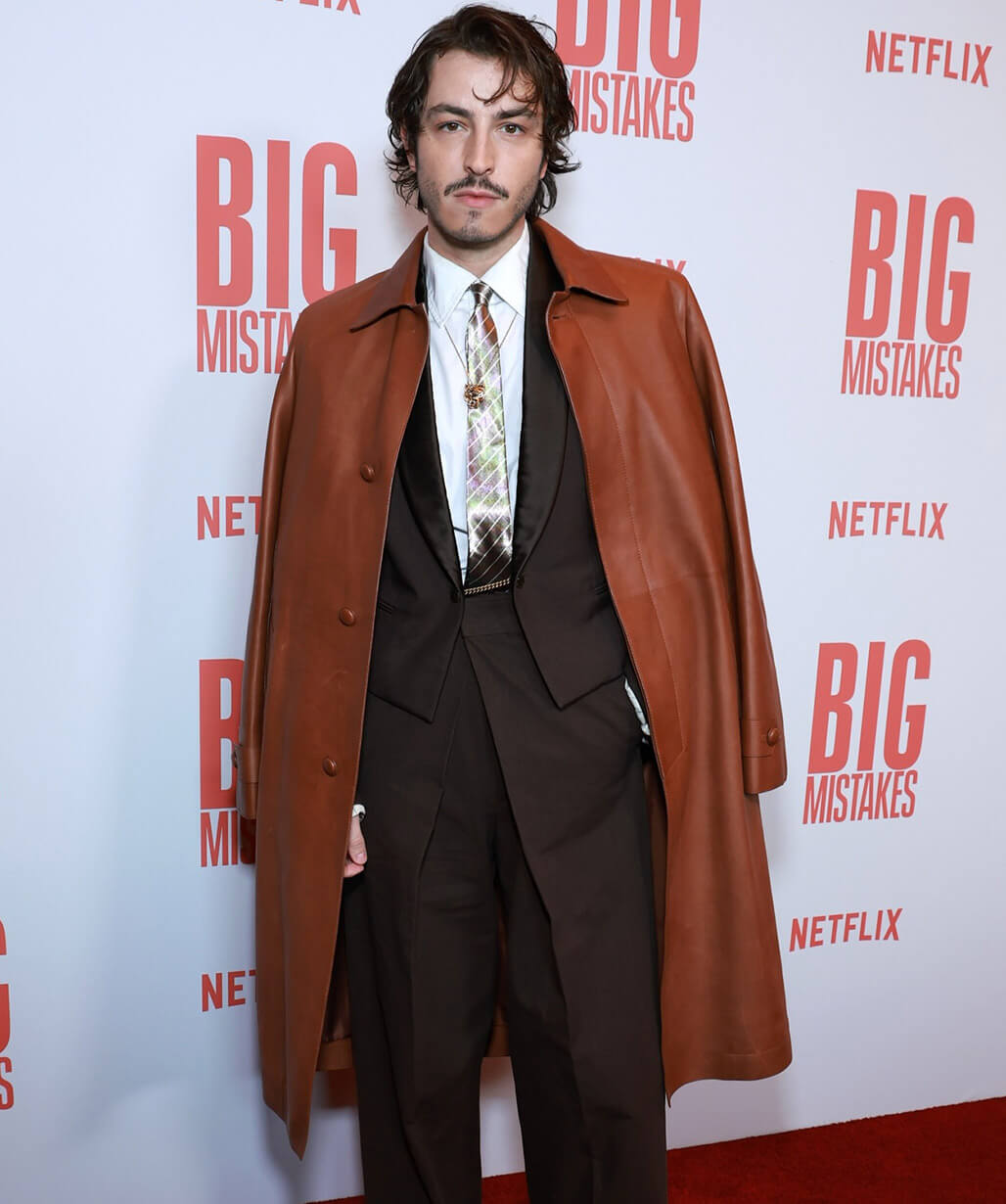 Big Mistakes 2026 Boran Kuzum Brown Leather Coat
