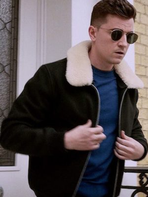 Billy Harris Ted Lasso S03 Black Wool Jacket
