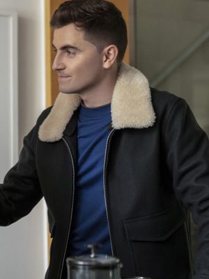 Billy Harris Ted Lasso S03 Black Wool Jacket
