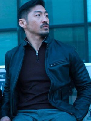 Brian Tee Reacher Black Leather Jacket
