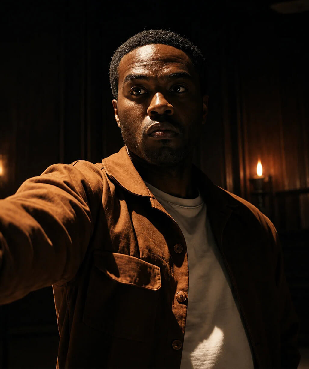 By Any Means 2026 Yahya Abdul-Mateen II Brown Cotton Jacket